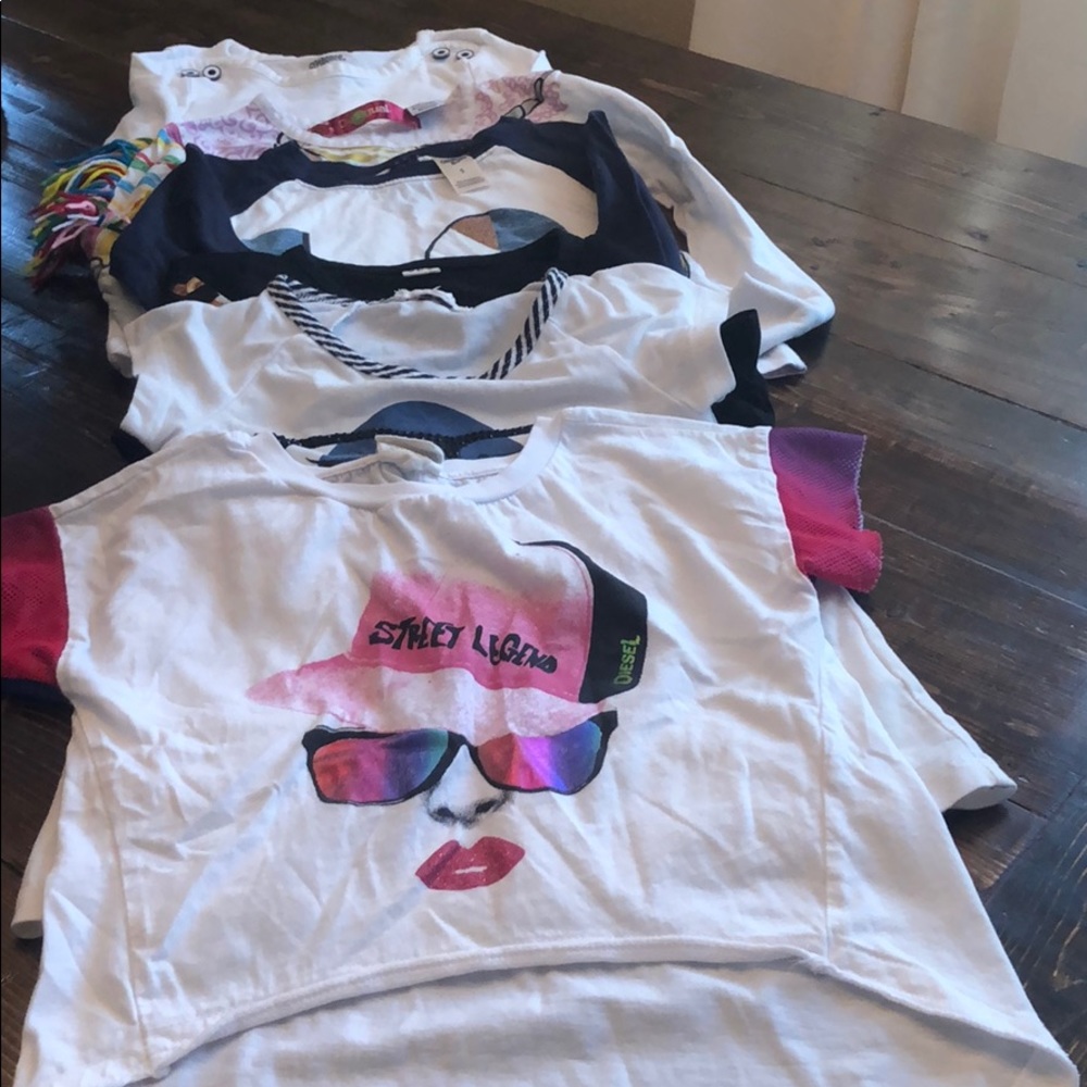 Lot girl tops